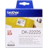 ORIGINAL Brother Etichette Nero su bianco DK-22225 etichetta a lunghezza continua, 38mm x 30,48m