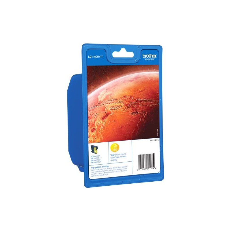 ORIGINAL Brother Cartuccia d'inchiostro giallo LC1100HYY LC-1100HY ~750 Seiten