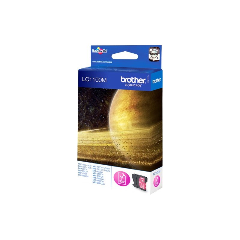 ORIGINAL Brother Cartuccia d'inchiostro magenta LC1100M LC-1100 ~325 Seiten