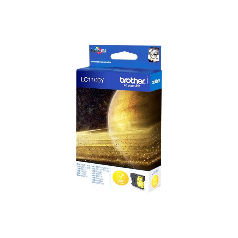 ORIGINAL Brother Cartuccia d'inchiostro giallo LC1100Y LC-1100 ~325 Seiten