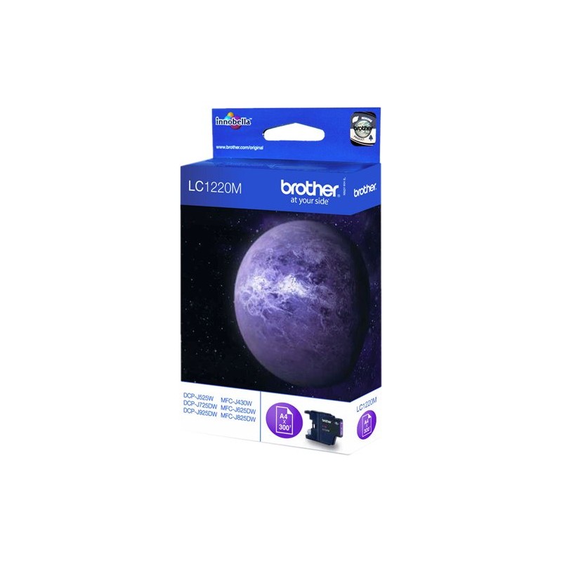 ORIGINAL Brother Cartuccia d'inchiostro magenta LC1220M LC-1220 ~300 Seiten