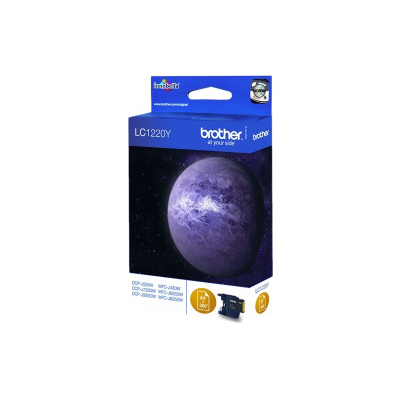 ORIGINAL Brother Cartuccia d'inchiostro giallo LC1220Y LC-1220 ~300 Seiten