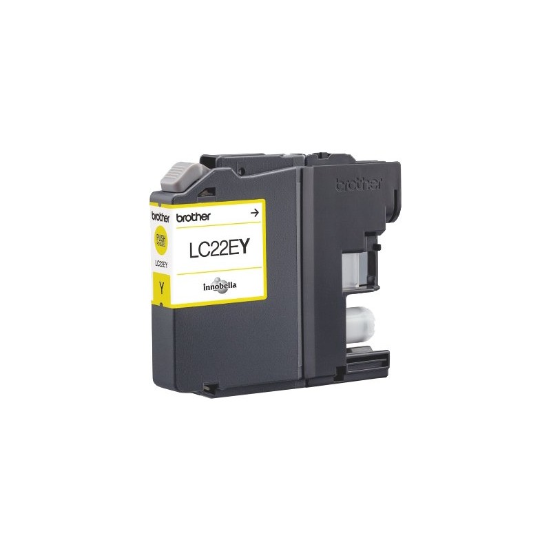 ORIGINAL Brother Cartuccia d'inchiostro giallo LC22EY LC-22E ~1200 Seiten 11,8ml