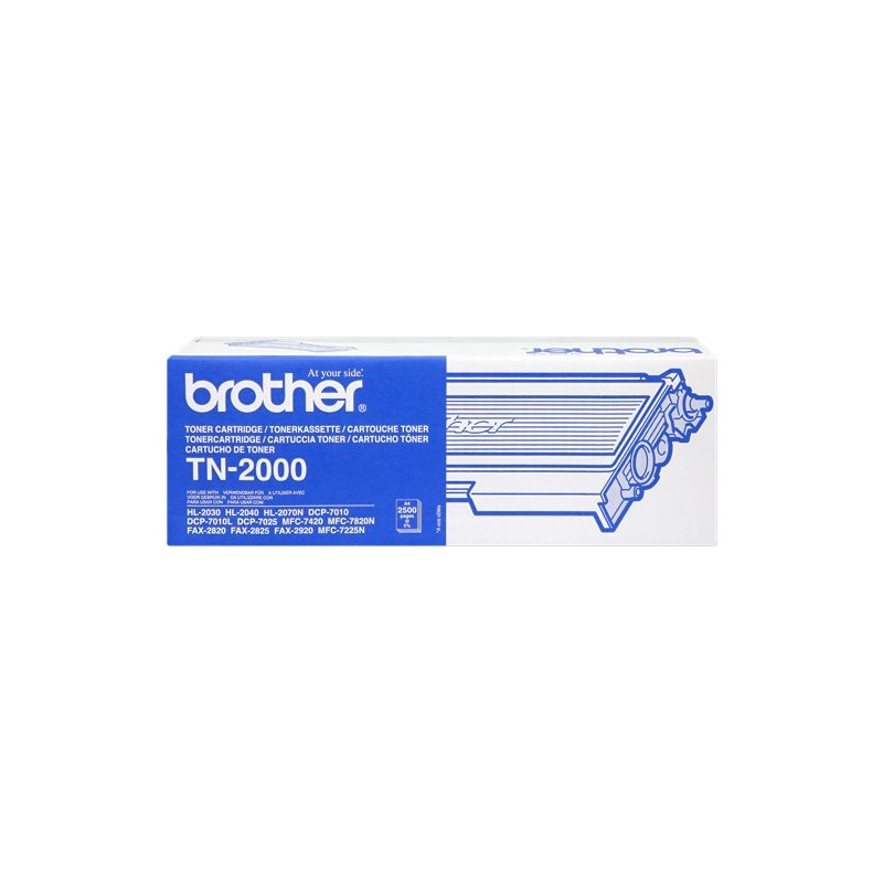 ORIGINAL Brother toner nero TN-2000 TN2000 ~2500 Seiten