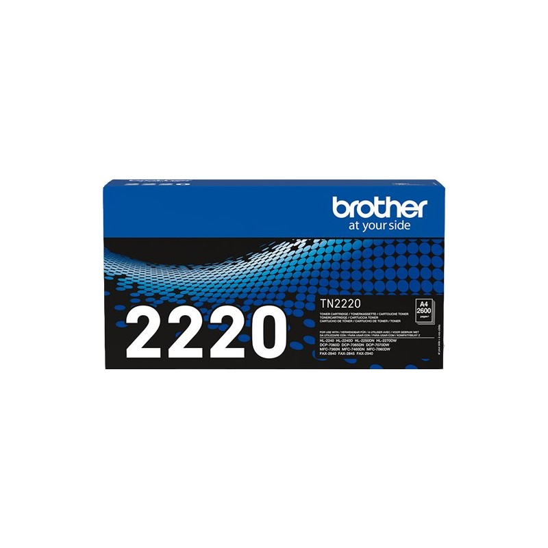 ORIGINAL Brother toner nero TN-2220 2220 ~2600 Seiten
