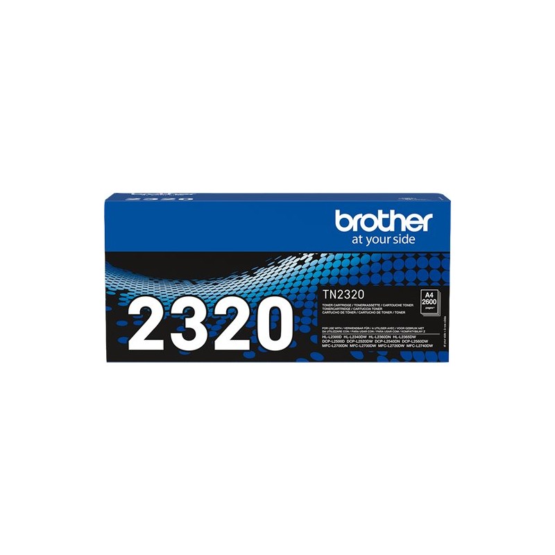 ORIGINAL Brother toner nero TN-2320 2320 ~2600 Seiten