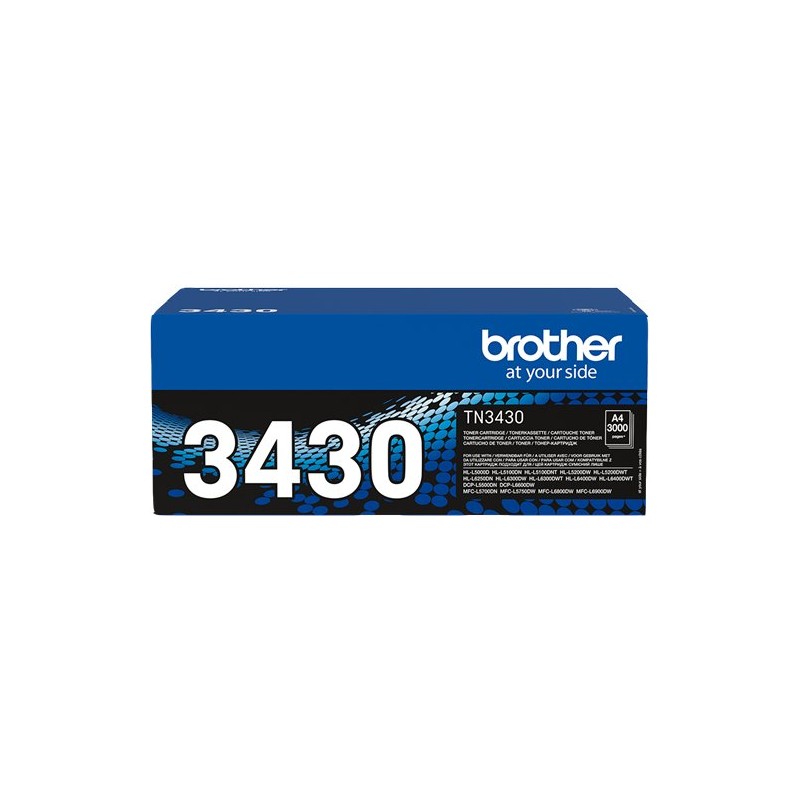 ORIGINAL Brother toner nero TN-3430 3430 ~3000 Seiten