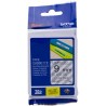 ORIGINAL Brother Nastro Nero su trasparente TZe-121 TZ-121 9 mm x 8 m, laminato