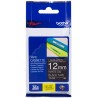 ORIGINAL Brother Nastro Bianco su nero TZe-335 TZ-335 12 mm x 8 m, laminato