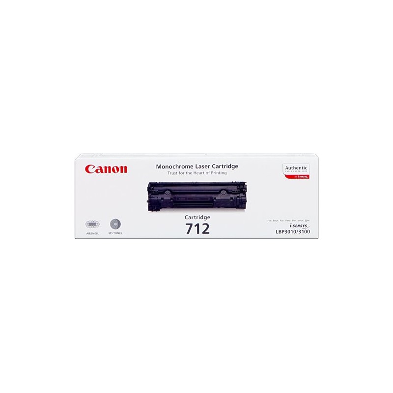 ORIGINAL Canon toner nero 712 1870B002 ~1500 Seiten