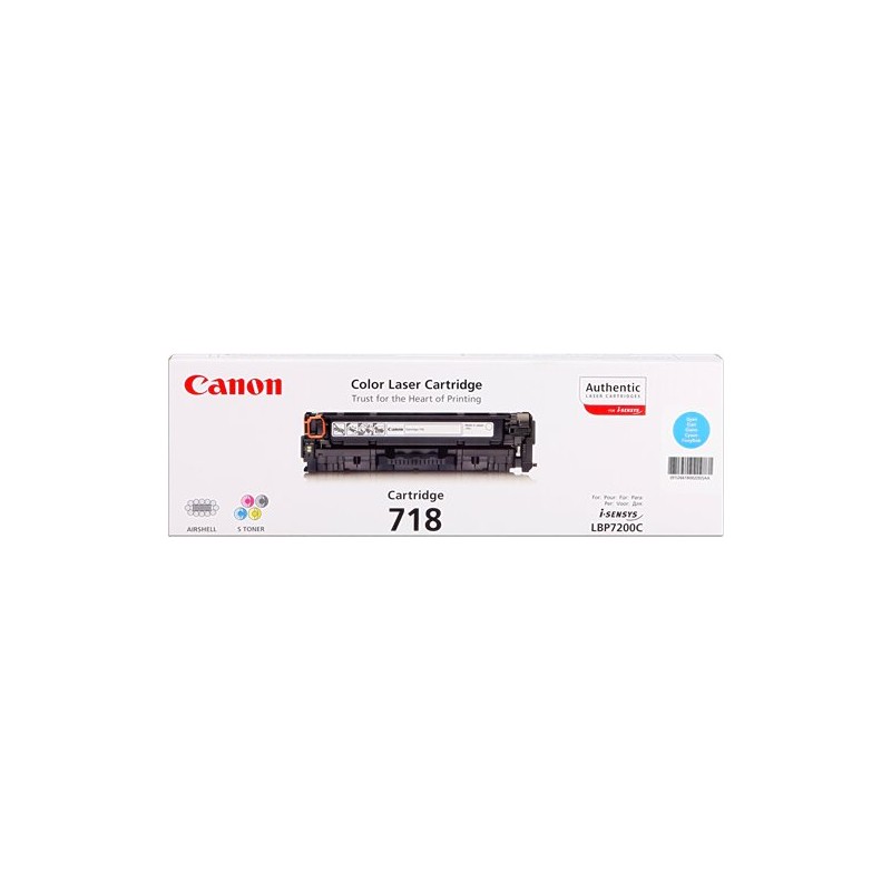 ORIGINAL Canon toner ciano 718 C 2661B002 ~2900 Seiten