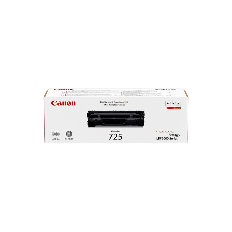 ORIGINAL Canon toner nero 725 3484B002 ~1600 Seiten