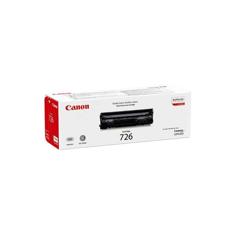 ORIGINAL Canon toner nero 726 3483B002 ~2100 Seiten