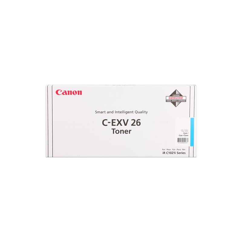 ORIGINAL Canon toner ciano C-EXV26c 1659B006 ~6000 Seiten