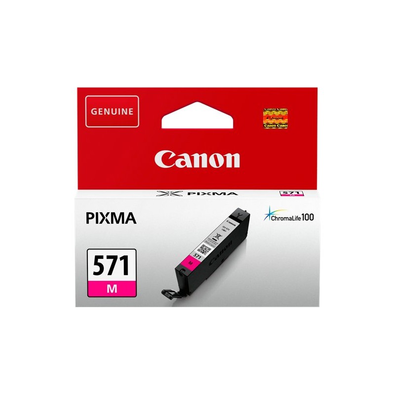 ORIGINAL Canon Cartuccia d'inchiostro magenta CLI-571m 0387C001 ~306 Seiten 6,5ml