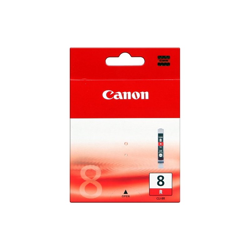 ORIGINAL Canon Cartuccia d'inchiostro Rosso CLI-8r 0626B001 ~800 Seiten 13ml