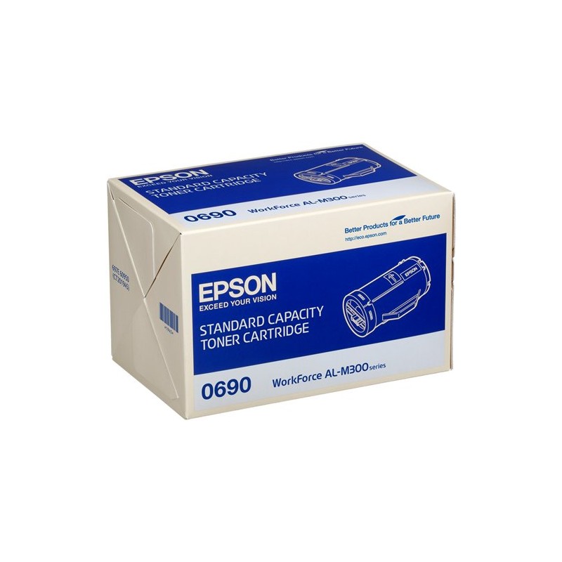 ORIGINAL Epson toner nero C13S050690 0690 ~2700 Seiten standard