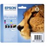 ORIGINAL Epson Multipack nero / ciano / magenta / giallo C13T07154012 T0715 ~1255 Seiten 4 cartucce: T0711 + T0712 + T0713 + T07