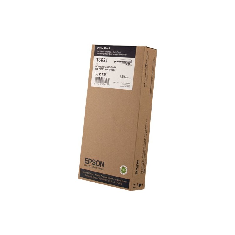 ORIGINAL Epson Cartuccia d'inchiostro Nero (Foto) C13T693100 T6931 350ml