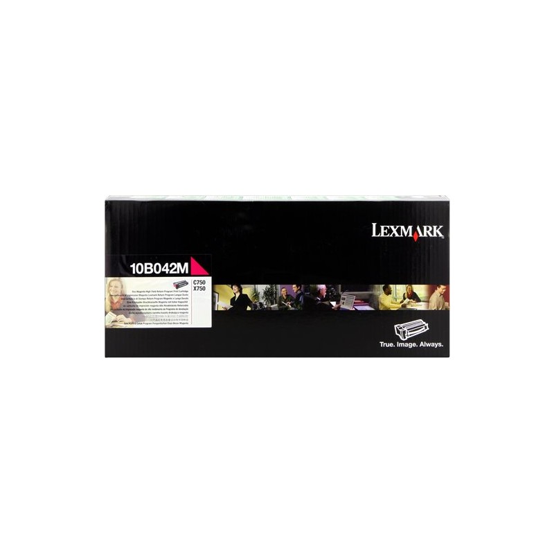 ORIGINAL Lexmark toner magenta 10B042M ~15000 Seiten