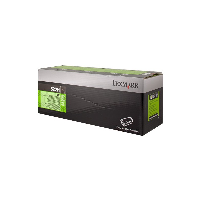 ORIGINAL Lexmark toner nero 522H 52D2H00 ~25000 Seiten cartuccia di stampa riutilizzabile
