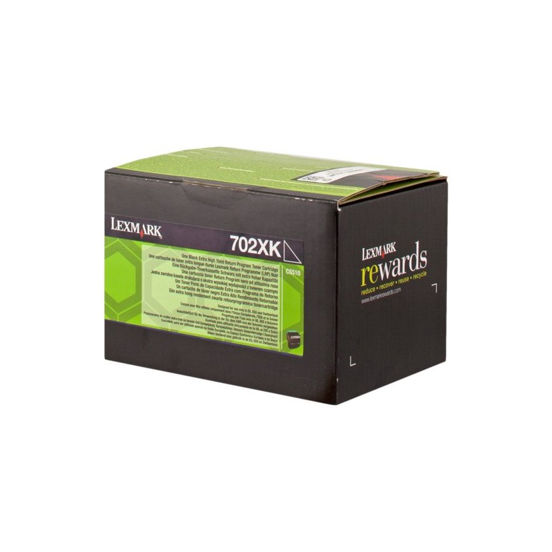 ORIGINAL Lexmark toner nero 702XK 70C2XK0 ~8000 Seiten cartuccia di stampa riutilizzabile