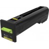 ORIGINAL Lexmark toner giallo 72K20Y0 CS/CX820 ~8000 Seiten Cartuccia di ritorno