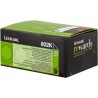 ORIGINAL Lexmark toner nero 802K 80C20K0 ~1000 Seiten cartuccia di stampa riutilizzabile