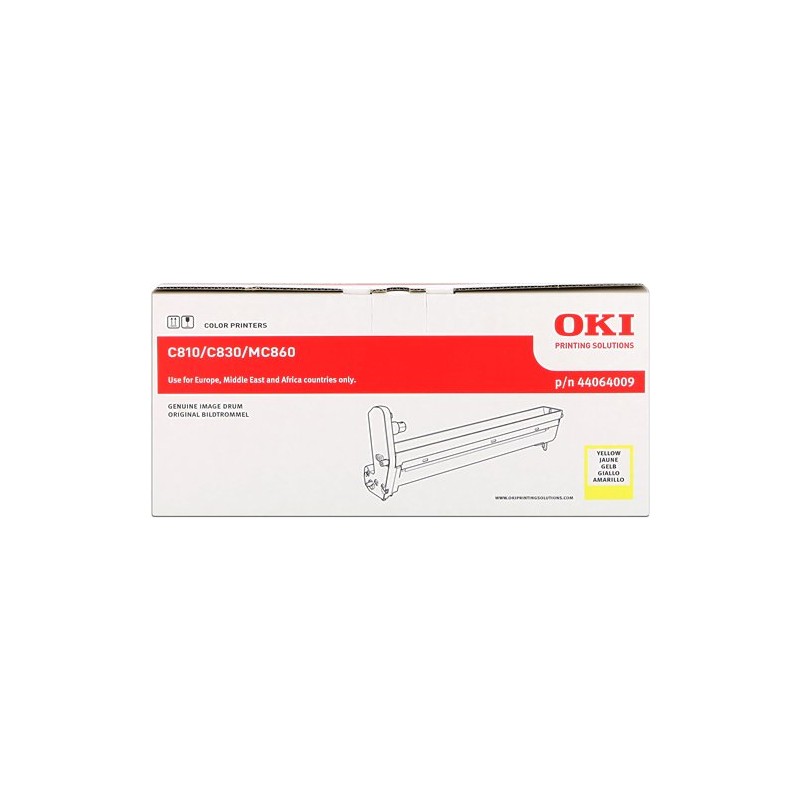 ORIGINAL OKI Tamburo giallo 44064009 C810/830 ~20000 Seiten