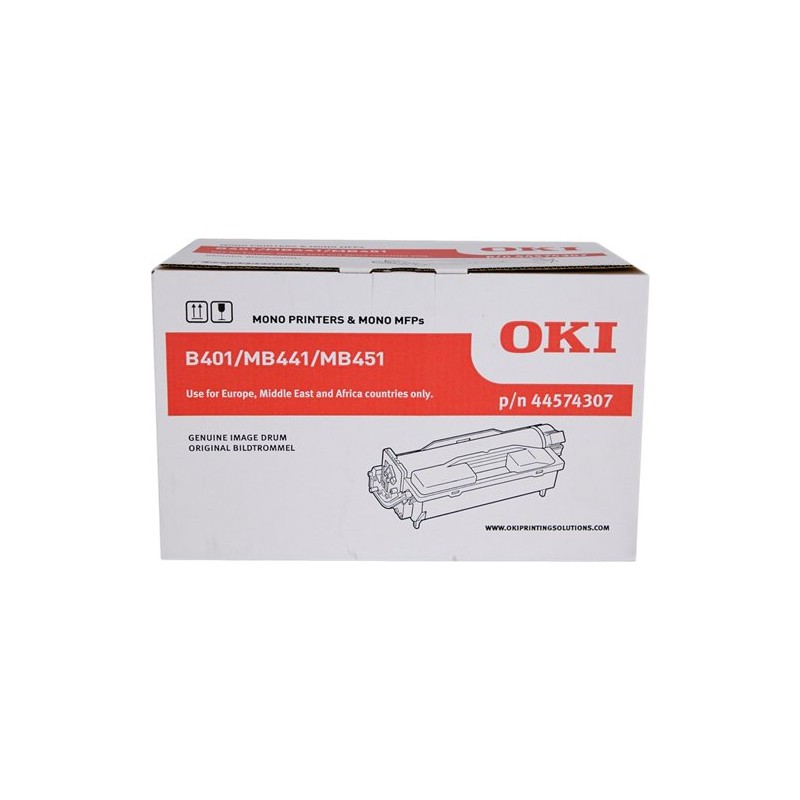ORIGINAL OKI Tamburo nero 44574307 B401 ~25000 Seiten