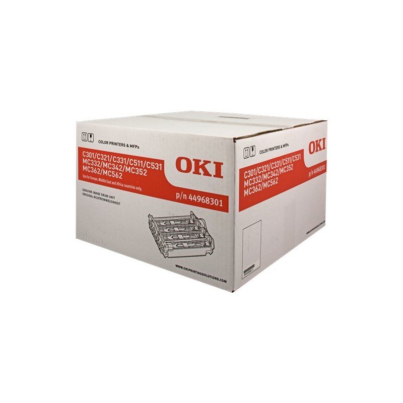 ORIGINAL OKI Tamburo nero / differenti colori 44968301 C301 kit
