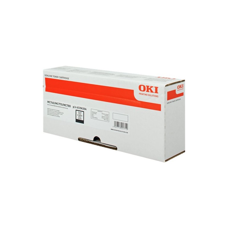 ORIGINAL OKI toner nero 45396304 MC760 ~8000 Seiten