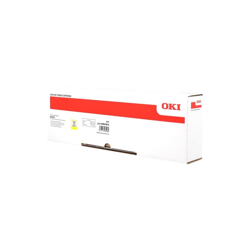 ORIGINAL OKI toner giallo 45862814 MC873 ~10000 Seiten