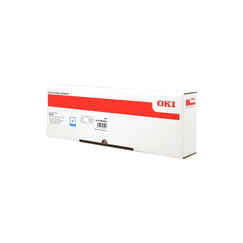 ORIGINAL OKI toner ciano 45862816 MC873 ~10000 Seiten