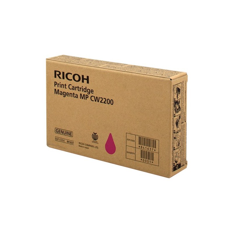 ORIGINAL Ricoh Cartuccia d'inchiostro magenta 841637 MP CW2200M ~440 Seiten 100ml