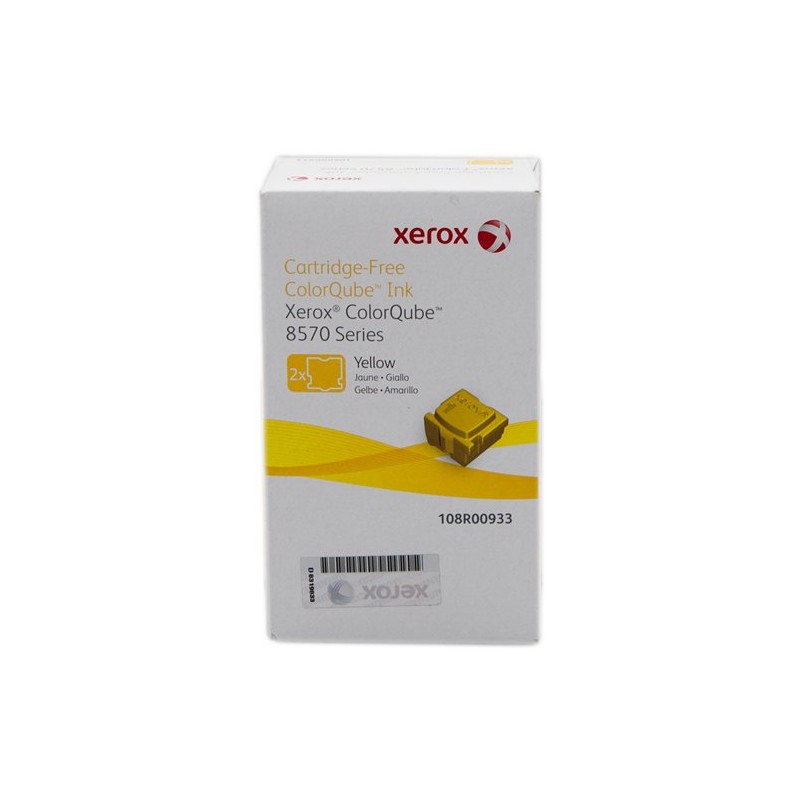 ORIGINAL Xerox ColorStix giallo 108R00933 ColorQube 8570 ~4400 Seiten Solid Ink, pacco con 2 pezzi