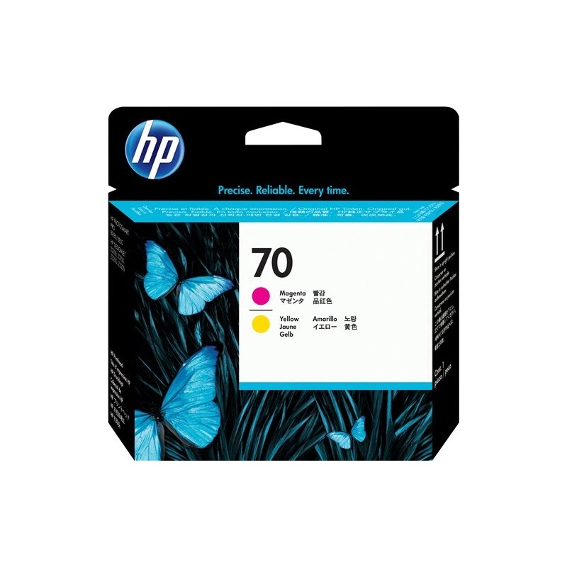 ORIGINAL HP Testina per stampa giallo / magenta C9406A 70