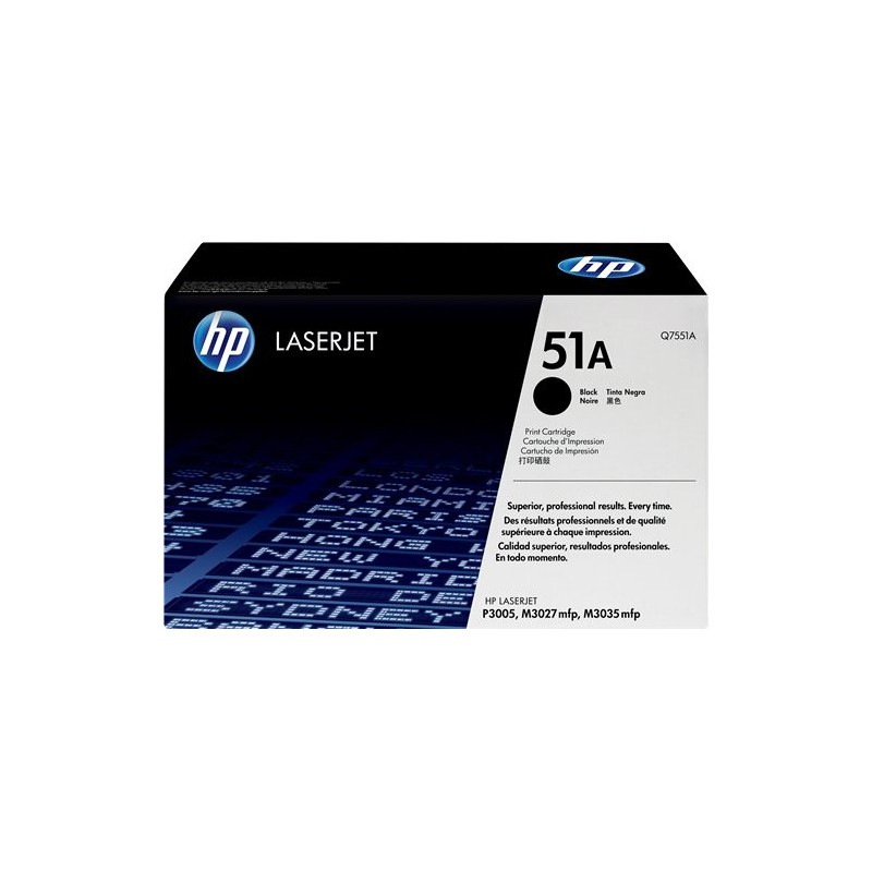 ORIGINAL HP toner nero Q7551A 51A ~6500 Seiten