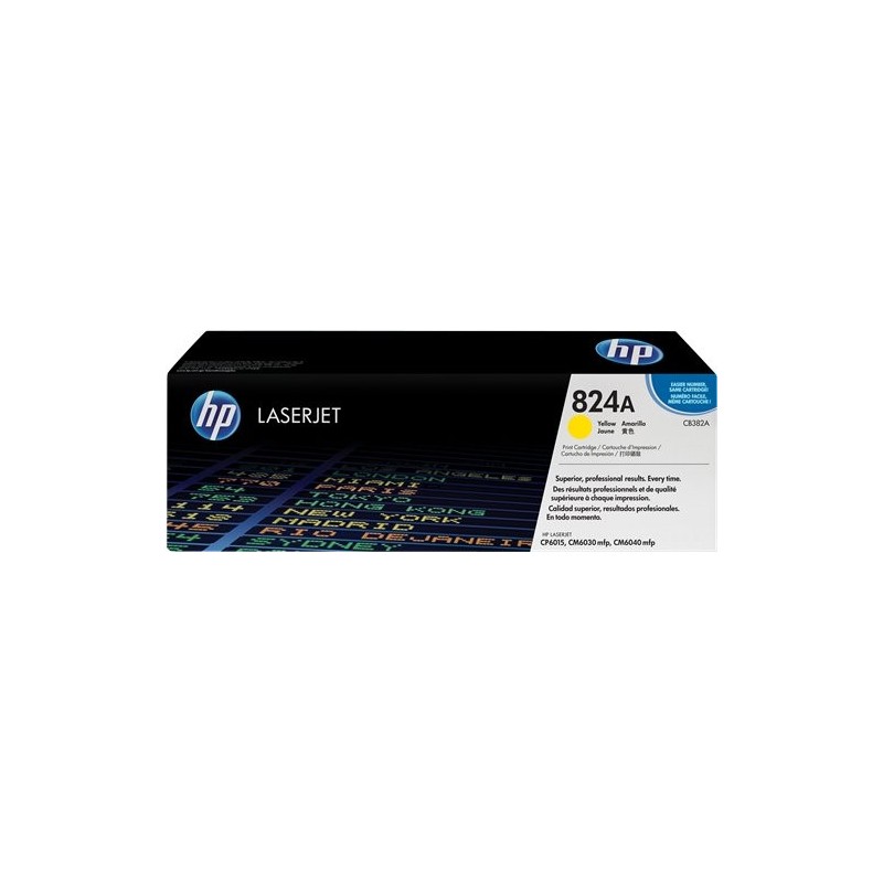 ORIGINAL HP toner giallo CB382A 824A ~21000 Seiten