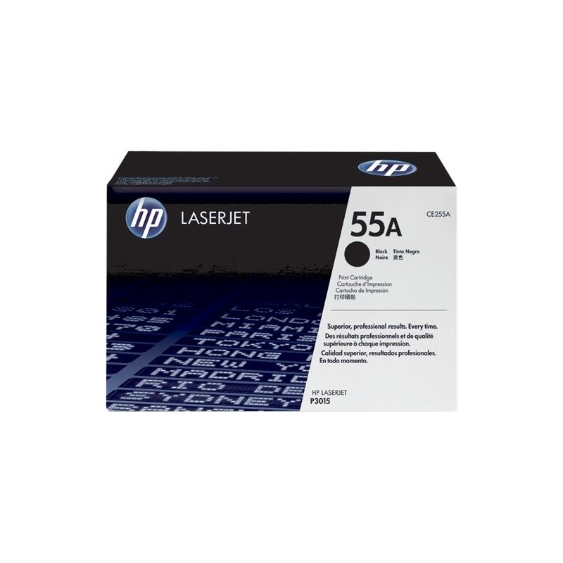 ORIGINAL HP toner nero CE255A 55A ~6000 Seiten