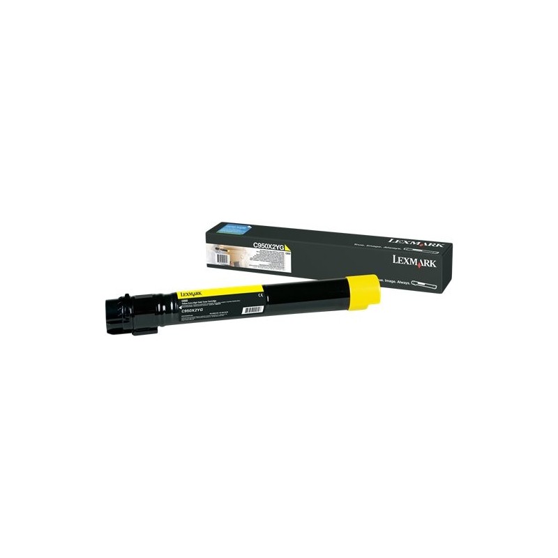 ORIGINAL Lexmark toner giallo X950X2YG X950/952/954 ~22000 Seiten alta capacità