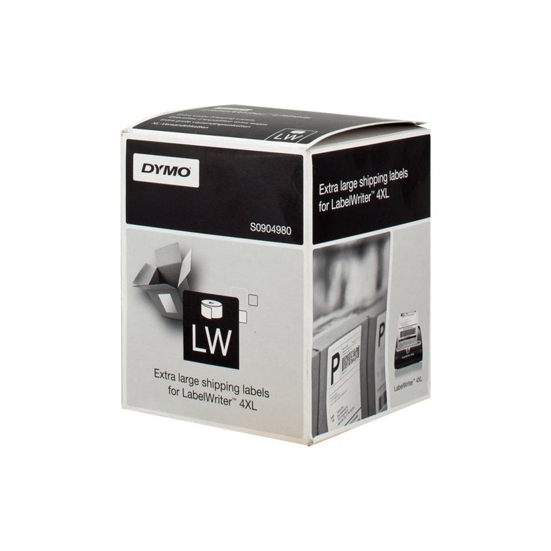 ORIGINAL DYMO Etichette Bianco S0904980 XL-Versand-Etiketten Etichette per spedizione, 104x159mm, bianco, 1x220 Pezzi.