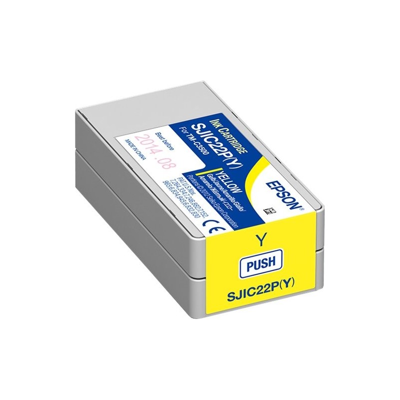 ORIGINAL Epson Cartuccia d'inchiostro giallo C33S020604 SJIC22P-Y 32,5ml
