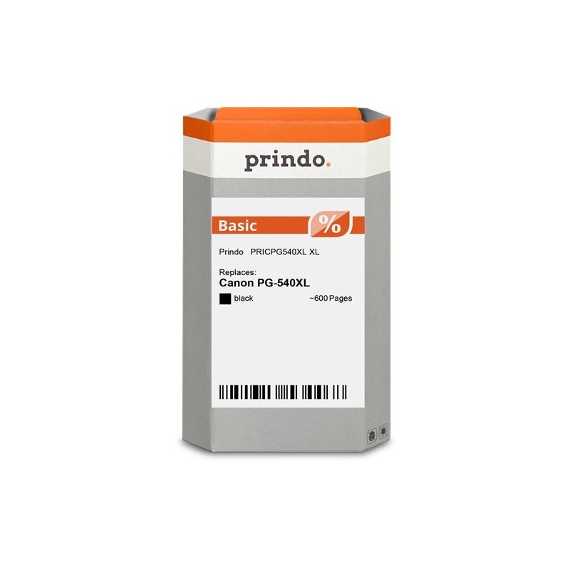 ORIGINAL Prindo Cartuccia d'inchiostro nero PRICPG540XL Basic XL ~600 Seiten 21ml Prindo BASIC: L'alternativa economica per Cano
