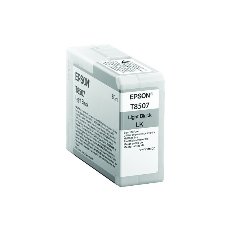 ORIGINAL Epson Cartuccia d'inchiostro nero C13T850700 T8507 80ml