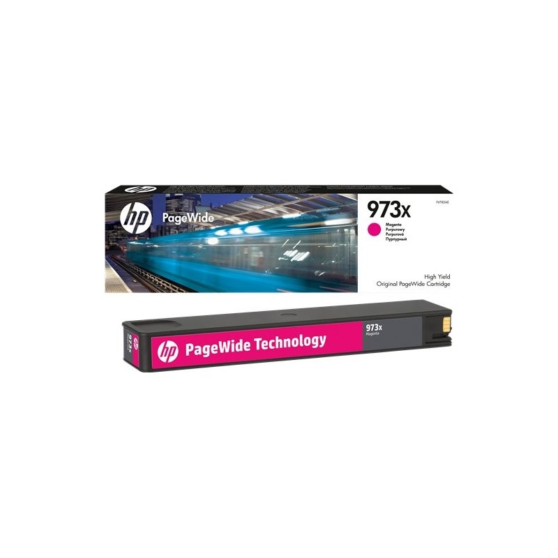 ORIGINAL HP Cartuccia d'inchiostro magenta F6T82AE 973X ~7000 Seiten