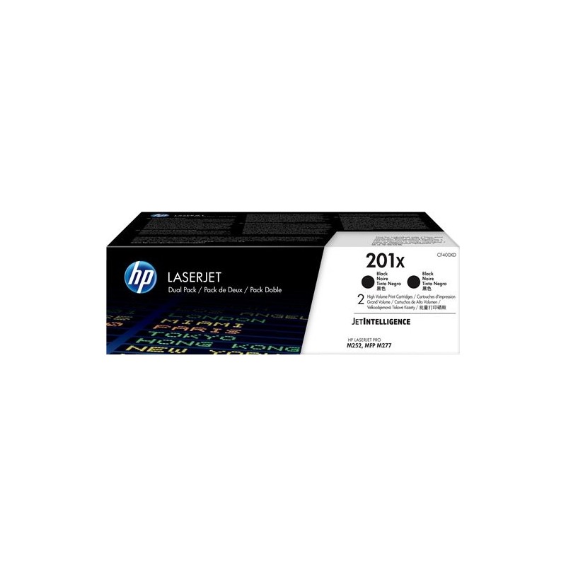 ORIGINAL HP Multipack nero CF400XD 201X ~5600 Seiten