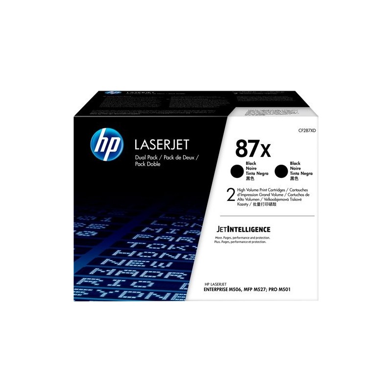 ORIGINAL HP Multipack nero CF287XD 87X ~36000 Seiten