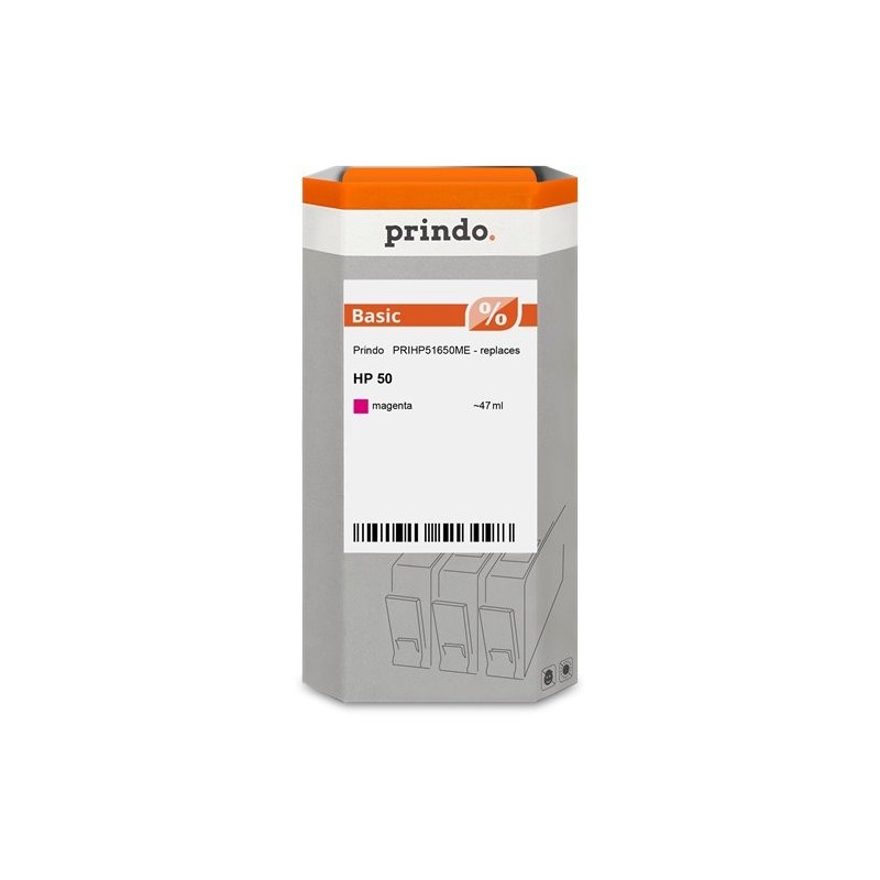 ORIGINAL Prindo Cartuccia d'inchiostro magenta PRIHP51650ME Basic 47ml