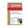 ORIGINAL Agfa Photo Multipack nero / ciano / magenta / giallo APET603XLSETD ~1550 Seiten